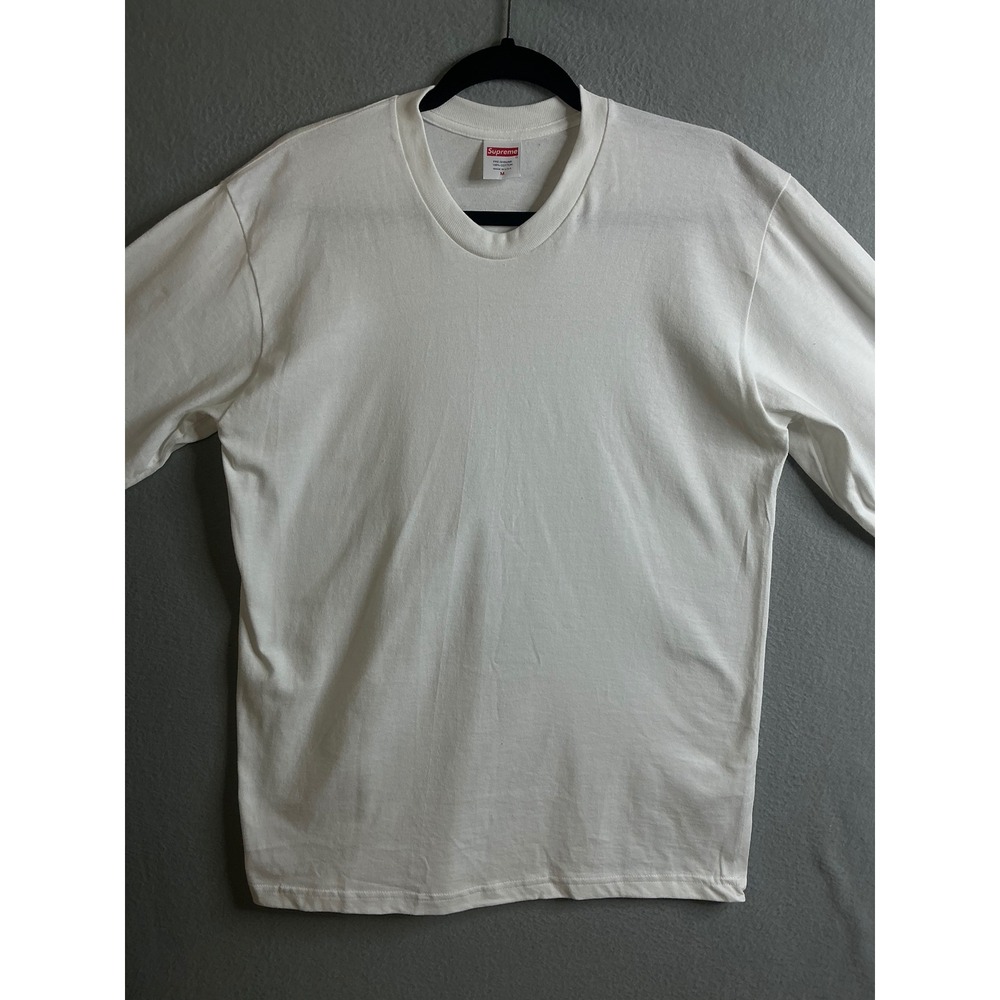 Supreme Long Sleeve T-Shirt Men's‎ Medium Basic Plain Casual